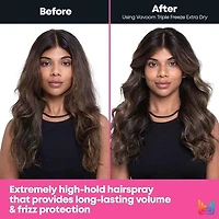 Vavoom | Triple Freeze | Extra-Firm Hold Hairspray (255 g / 9 oz) – Maximum Hold & Humidity Resistance
