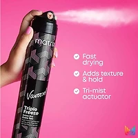 Vavoom | Triple Freeze | Extra-Firm Hold Hairspray (255 g / 9 oz) – Maximum Hold & Humidity Resistance