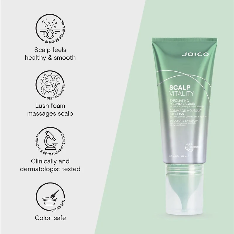 JOICO - SCALP VITALITY | Gommage Moussant Exfoliant / Exfoliating Foaming Scrub