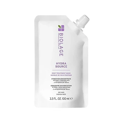 Biolage | Ultra HydraSource | Deep Treatment Pack for Dry Hair – Single-Dose Hydration Mask with Aloe Vera