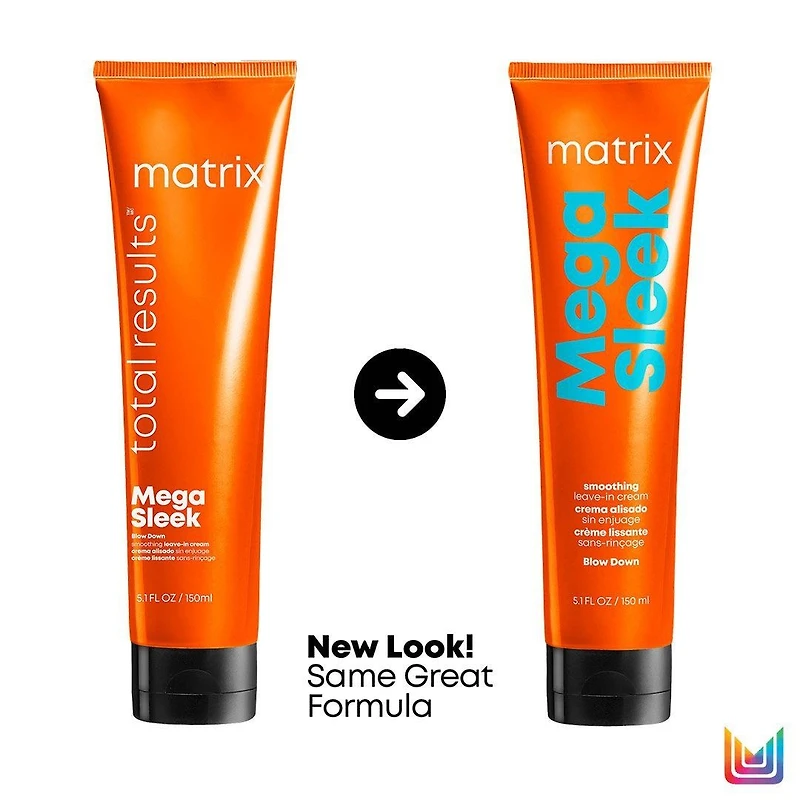 Total Results | Mega Sleek | Blow Down (150 ml / 5.1 oz) – Heat-Protective Blow-Dry Cream