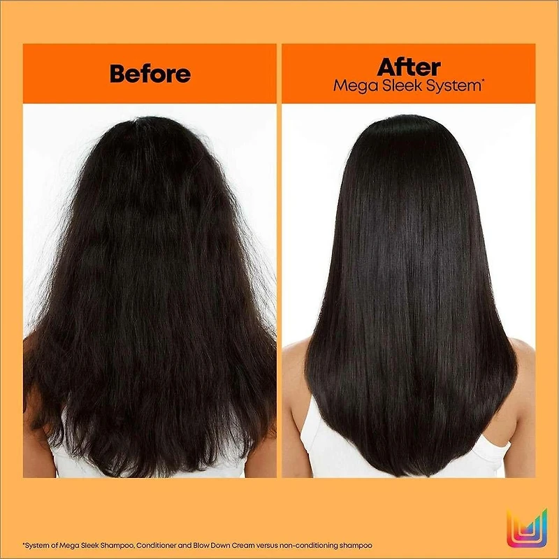 Total Results | Mega Sleek | Iron Smoother (250 ml / 8.5 oz) – Heat Protection Spray for Smoothing & Frizz Control
