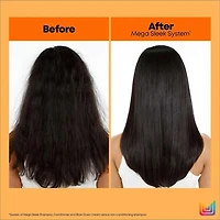 Total Results | Mega Sleek | Iron Smoother (250 ml / 8.5 oz) – Heat Protection Spray for Smoothing & Frizz Control