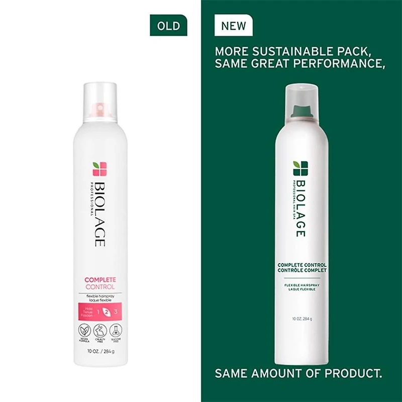 Biolage | Styling | Complete Control (284 g / 10 oz) – Medium Hold Hairspray with Natural Finish