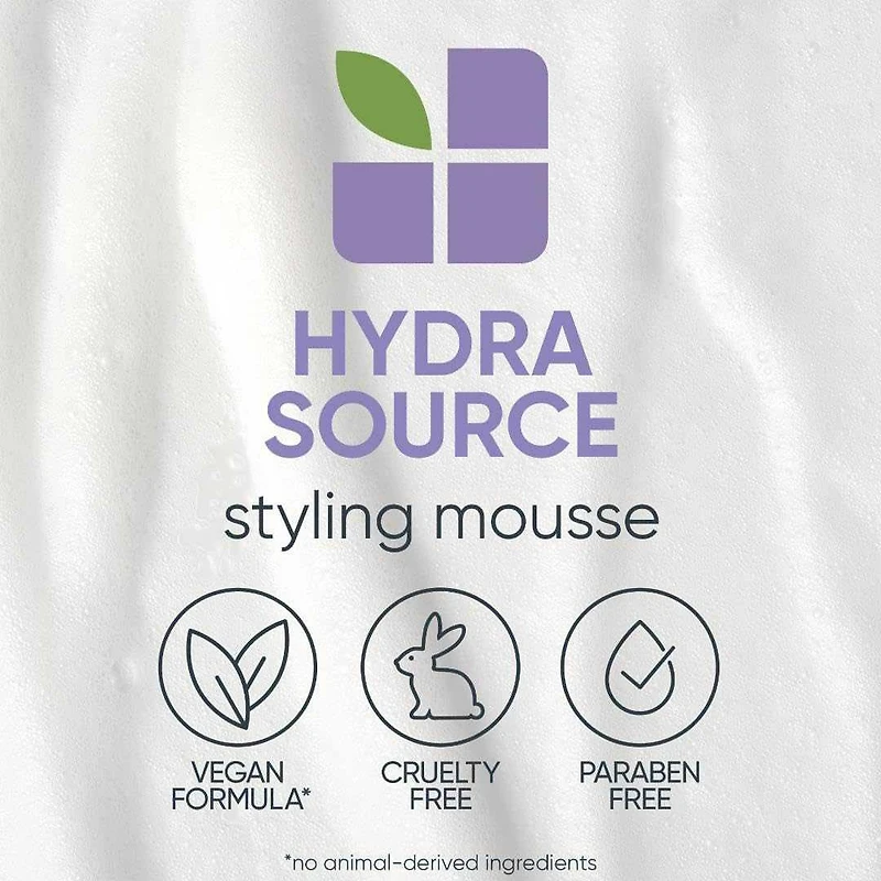 Biolage | Styling | Hydra Foaming Styler (234 g / 8.25 oz) – Lightweight Moisturizing Mousse for Medium Hold