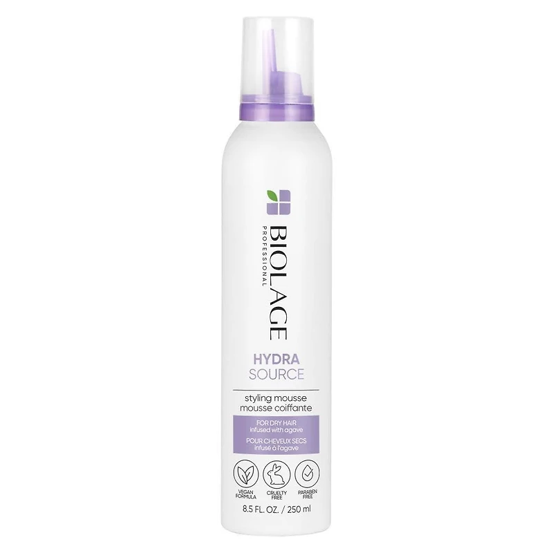 Biolage | Styling | Hydra Foaming Styler (234 g / 8.25 oz) – Lightweight Moisturizing Mousse for Medium Hold