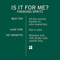 Biolage | Styling | Finishing Spritz (500 ml / 16.9 oz) – Fixatif de Finition Tenue Forte