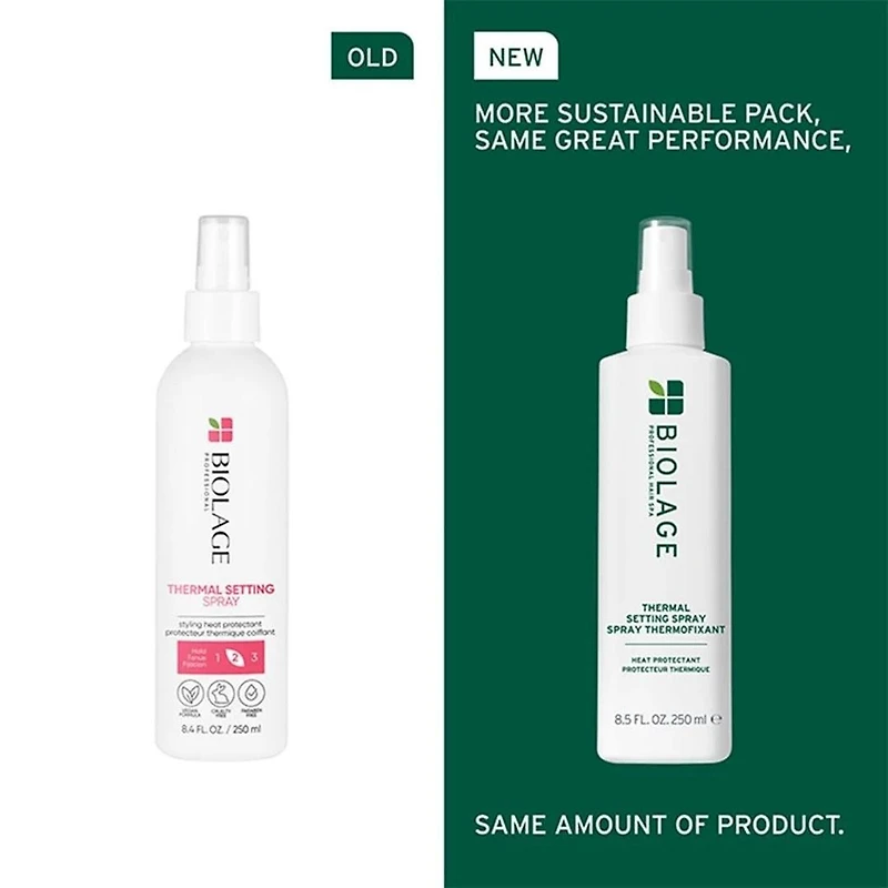 Biolage | Styling | Thermal Setting Spray (250 ml / 8.5 oz) – Heat Protection for Long-Lasting Styles