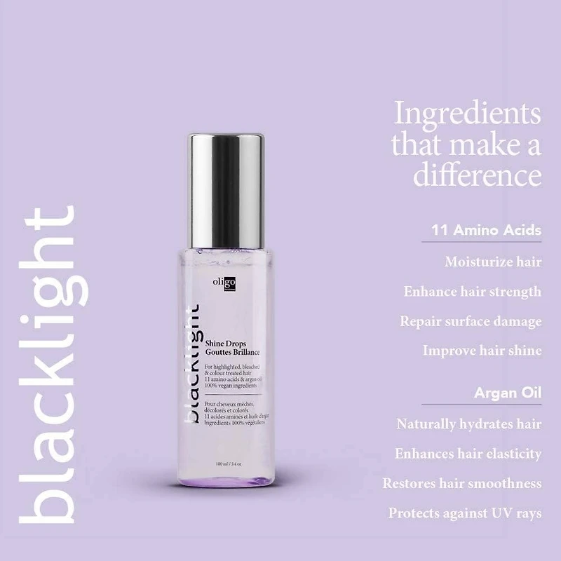 OLIGO - BLACKLIGHT | Gouttes Brillance / Shine Drops (100ml/3.4oz)