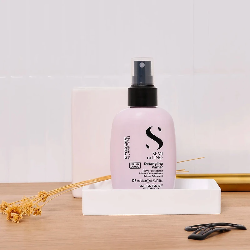Semi di Lino | Style & Care | Primer Démêlant (125 ml / 4.23 oz) – Prépare et démêle en un geste