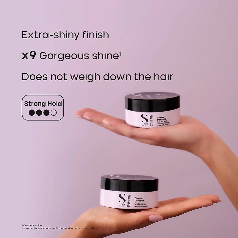 Semi di Lino | Style & Care | Pommade Brillante (90 ml / 3.04 oz) – Finition brillante et flexible