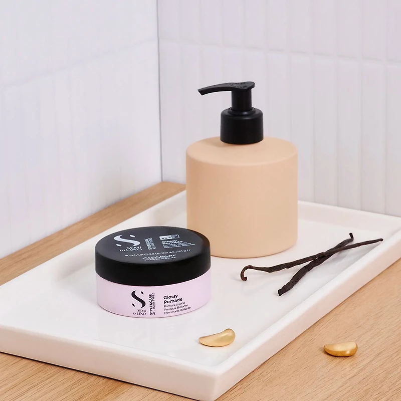 Semi di Lino | Style & Care | Pommade Brillante (90 ml / 3.04 oz) – Finition brillante et flexible