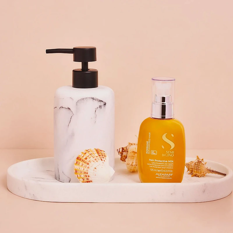 Semi di Lino | Sunshine | Lait Protecteur pour Cheveux (125 ml / 4.23 oz) – Bouclier hydratant anti-UV