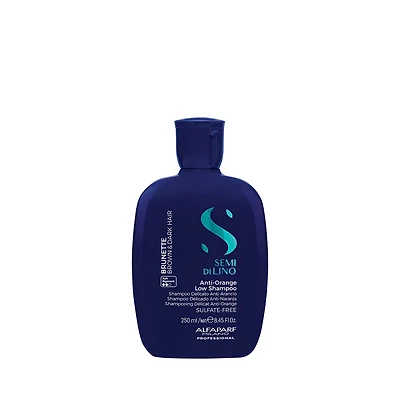 Semi di Lino | Brunette | Shampooing Délicat Anti‑Orange – Corrige les reflets cuivrés