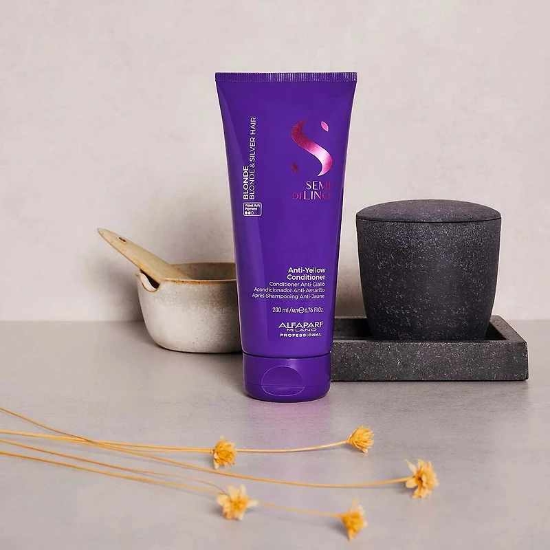 Semi di Lino | Blonde | Après‑Shampooing Anti‑Jaune – Hydrate et ravive les blonds froids