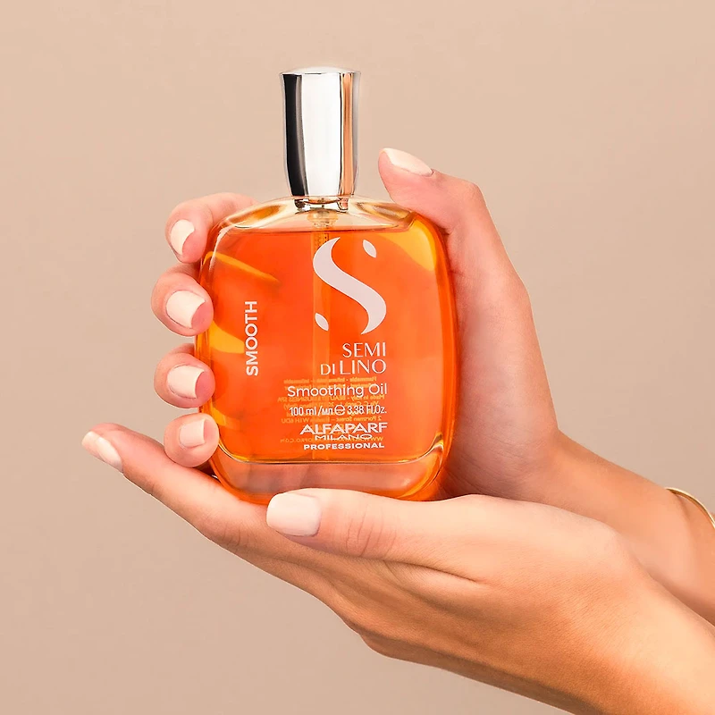 Semi di Lino | Smooth | Huile Lissante (100 ml / 3.38 oz) – Fini soyeux et anti-frisottis