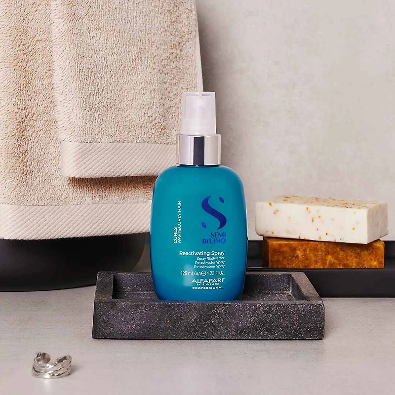 Semi di Lino | Curls | Re‑activateur Spray (125 ml / 4.23 oz) – Ravive les boucles entre deux lavages