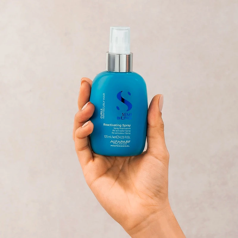 Semi di Lino | Curls | Re‑activateur Spray (125 ml / 4.23 oz) – Ravive les boucles entre deux lavages