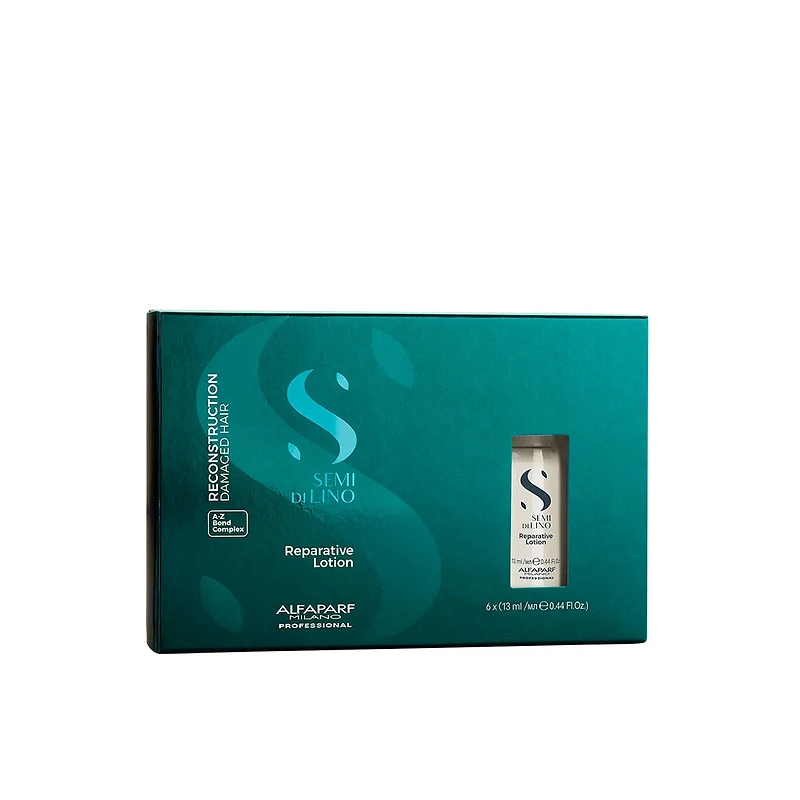 Semi di Lino | Reconstruction | Lotion Réparatrice (6×13ml / 0.44oz) – Traitement intensif restructurant pour cheveux abîmés