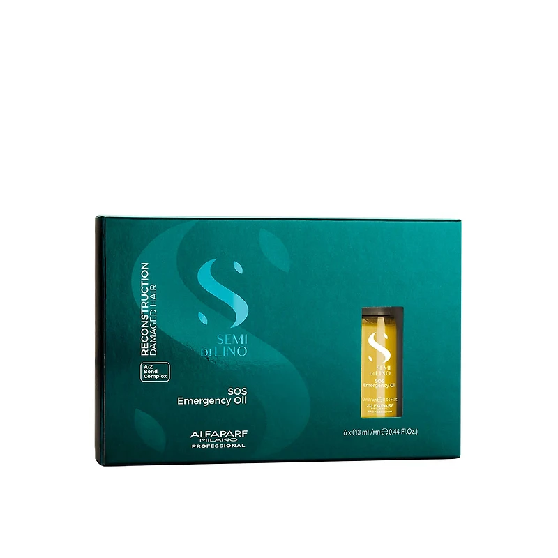 Semi di Lino | Reconstruction | SOS Emergency Oil (6×13ml / 0.44oz) – Traitement intensif réparateur pour cheveux très abîmés