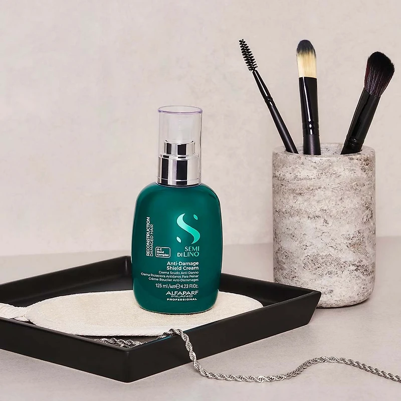 Semi di Lino | Reconstruction | Crème Bouclier Anti-Dommages (125ml/4.23oz) – Protection et réparation cheveux abîmés