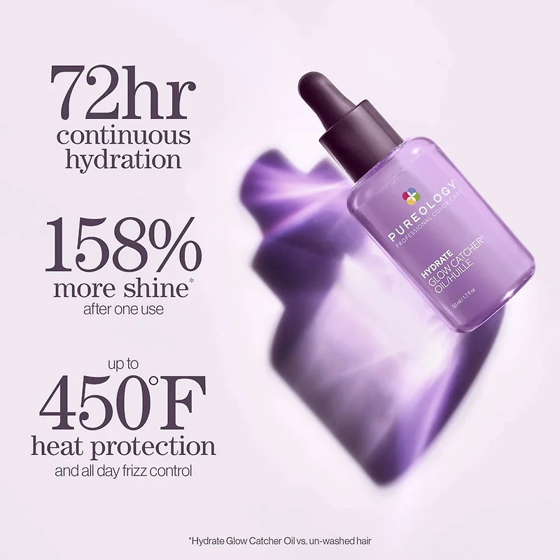 Hydrate | Glow Catcher | Huile (50 ml / 1.7 oz) – Nutrition éclat pour cheveux secs