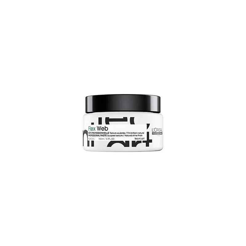 Tecni.Art | Flex Web Texture Sculptée (150 ml / 5.1 oz) – Pâte fibreuse effet sculpté, tenue force 5