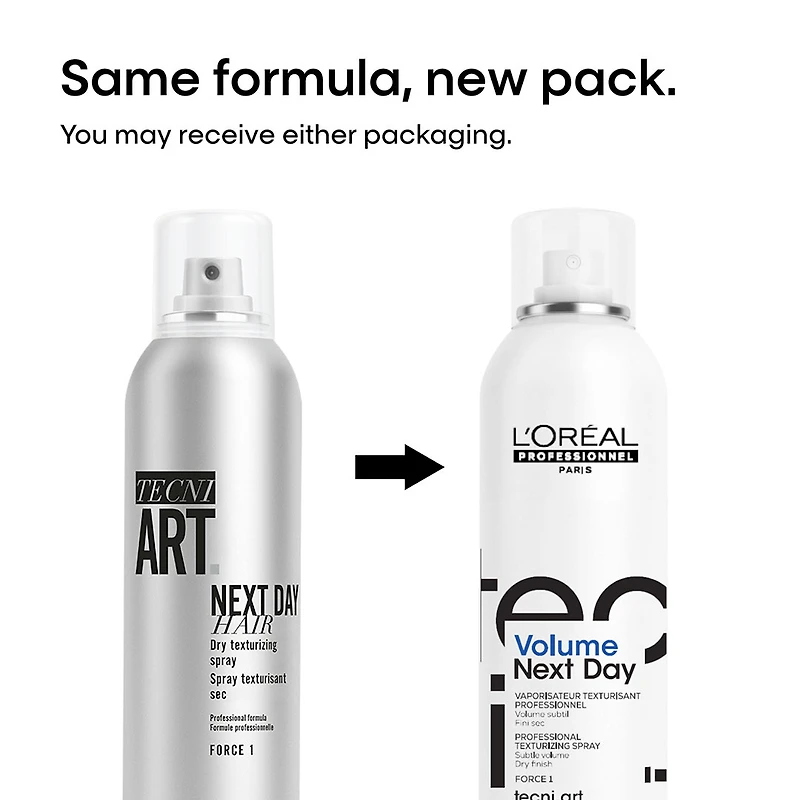 Tecni.Art | Volume | Next Day Texturizing Spray (193 g / 6.8 oz) – Instant volume and second-day texture
