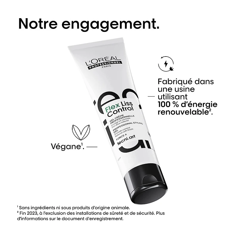 Tecni.Art | Flex Liss Control (150 ml / 5.1 oz) – Gel-crème lissant anti-frisottis