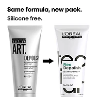 Tecni.Art | Flex Depolish Pâte Effet Brut (100 ml / 3.4 oz) – Finition matte et effet coiffé-décoiffé