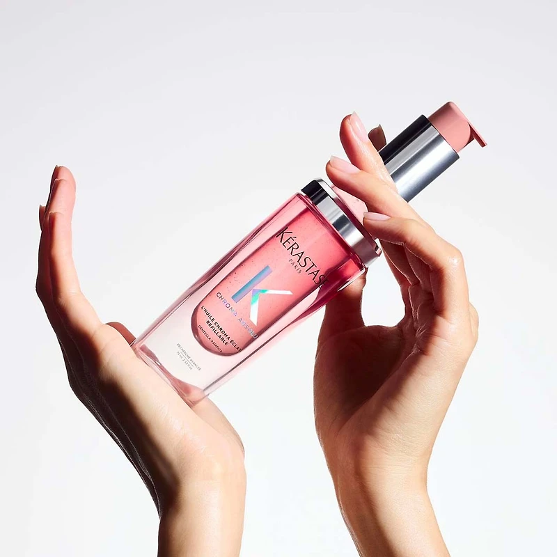 Chroma Absolu | Routine Rechargeable Éclat Radiance – Duo d’huiles capillaires pour brillance et protection