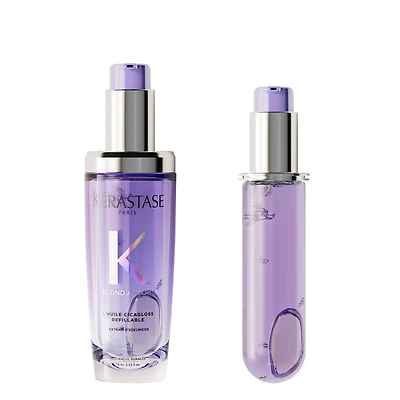 Blond Absolu | Routine Rechargeable Cicagloss – Duo d’huiles réparatrices et protectrices pour cheveux blonds