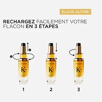 Elixir Ultime | Haircare Routine | Refillable Oil Care Duo – Daily nourishment, shine & frizz control