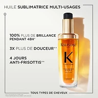 Elixir Ultime | Haircare Routine | Refillable Oil Care Duo – Daily nourishment, shine & frizz control