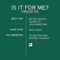 Biolage | Styling | Freeze Spray Humidity-Resistant Hairspray (284 g / 10 oz) – Strong hold, frizz control and natural finish