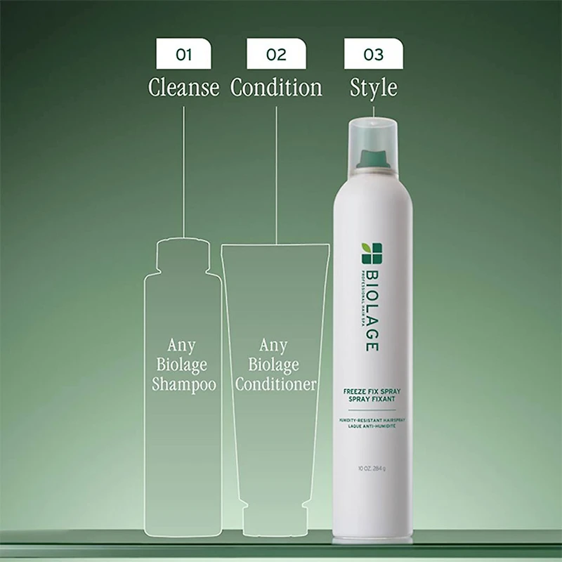 Biolage | Styling | Freeze Spray Humidity-Resistant Hairspray (284 g / 10 oz) – Strong hold, frizz control and natural finish