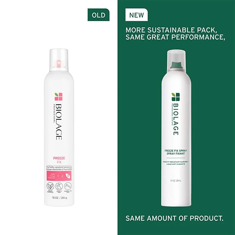 Biolage | Styling | Freeze Spray Humidity-Resistant Hairspray (284 g / 10 oz) – Strong hold, frizz control and natural finish