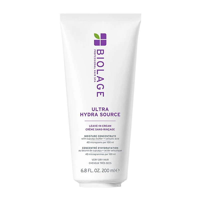 Biolage | Ultra Hydra Source | Leave-In Cream (200 ml / 6.8 oz) – Daily Hydration & Frizz Control
