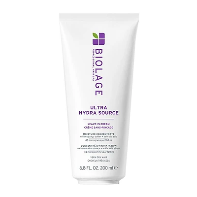 Biolage | Ultra Hydra Source | Leave-In Cream (200 ml / 6.8 oz) – Daily Hydration & Frizz Control