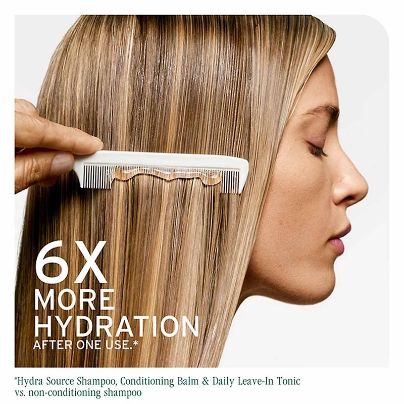 Biolage | Hydra Source | Crème Quotidienne Sans Rinçage (200 ml / 6.8 oz) – Hydratation quotidienne, démêlage facile et anti-frisottis