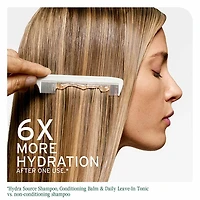 Biolage | Hydra Source | Crème Quotidienne Sans Rinçage (200 ml / 6.8 oz) – Hydratation quotidienne, démêlage facile et anti-frisottis