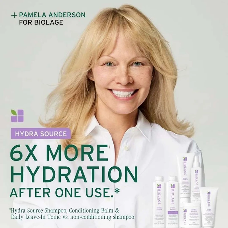 Biolage | Hydra Source | Crème Quotidienne Sans Rinçage (200 ml / 6.8 oz) – Hydratation quotidienne, démêlage facile et anti-frisottis