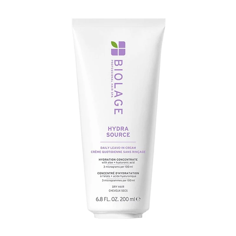 Biolage | Hydra Source | Daily Leave-In Cream (200 ml / 6.8 oz) – Hydration, easy detangling and frizz control