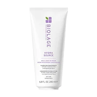 Biolage | Hydra Source | Crème Quotidienne Sans Rinçage (200 ml / 6.8 oz) – Hydratation quotidienne, démêlage facile et anti-frisottis