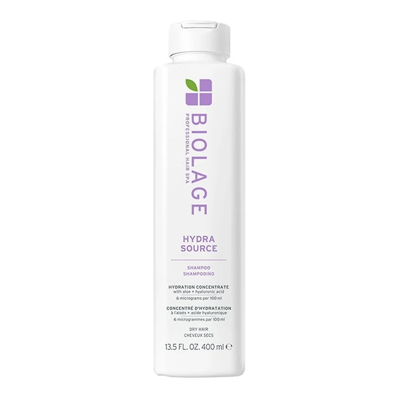Biolage | Hydra Source Shampooing – Nettoyage doux, hydratation durable pour cheveux secs