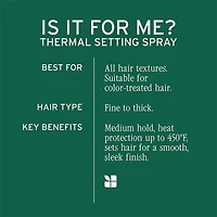Biolage | Styling | Thermal Setting Spray (250 ml / 8.5 oz) – Heat protection and shape memory