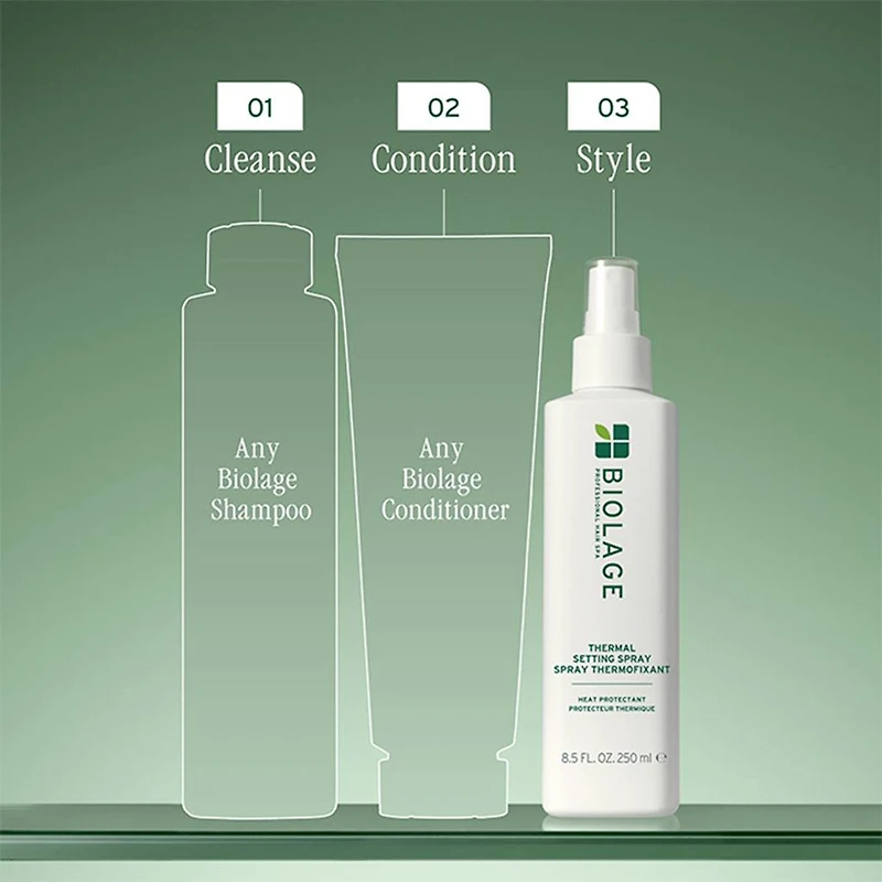 Biolage | Styling | Thermal Setting Spray (250 ml / 8.5 oz) – Heat protection and shape memory