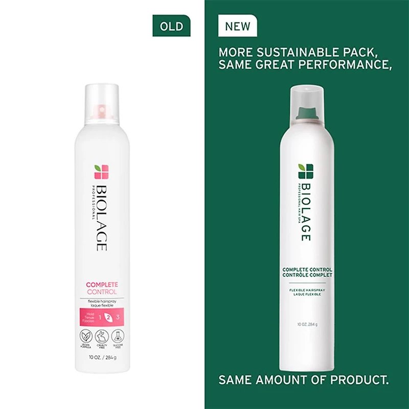Biolage | Styling | Complete Control Flexible Hairspray (284 g / 10 oz) – Brushable hold with frizz and humidity control