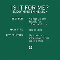 Biolage | Styling | Smoothing Shine Milk (250 ml / 8.5 oz) – Frizz control, lightweight smoothness and shine