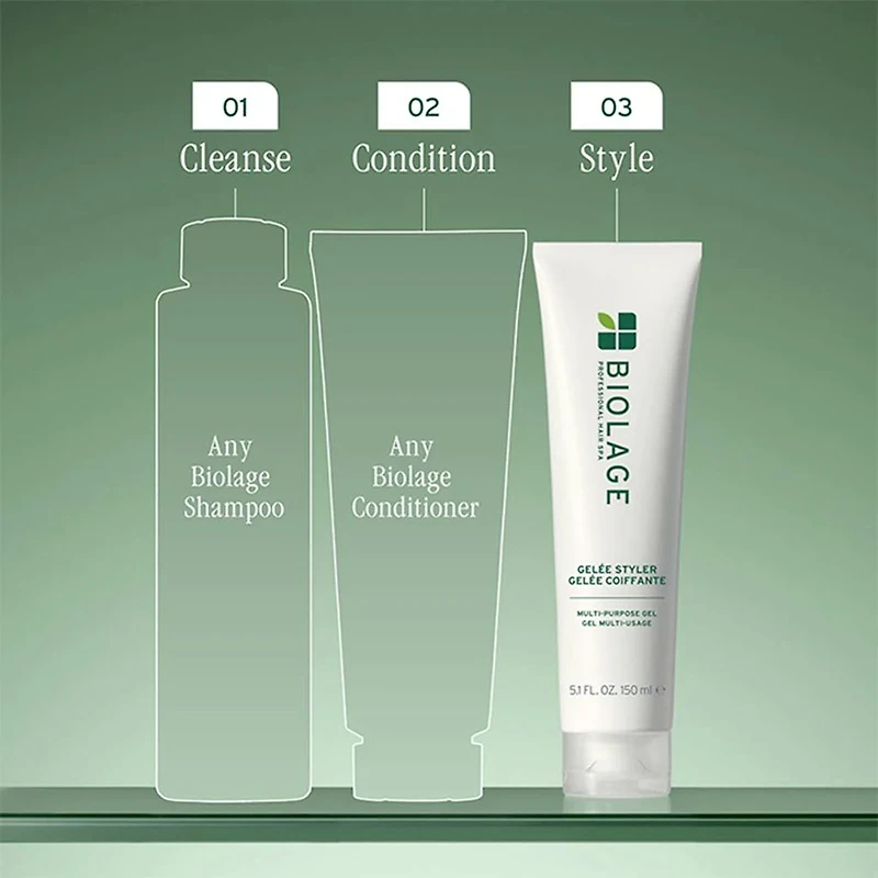 Biolage | Coiffants | Gelée Coiffante – Tenue Forte, Définition Et Brillance Sans Effet Carton